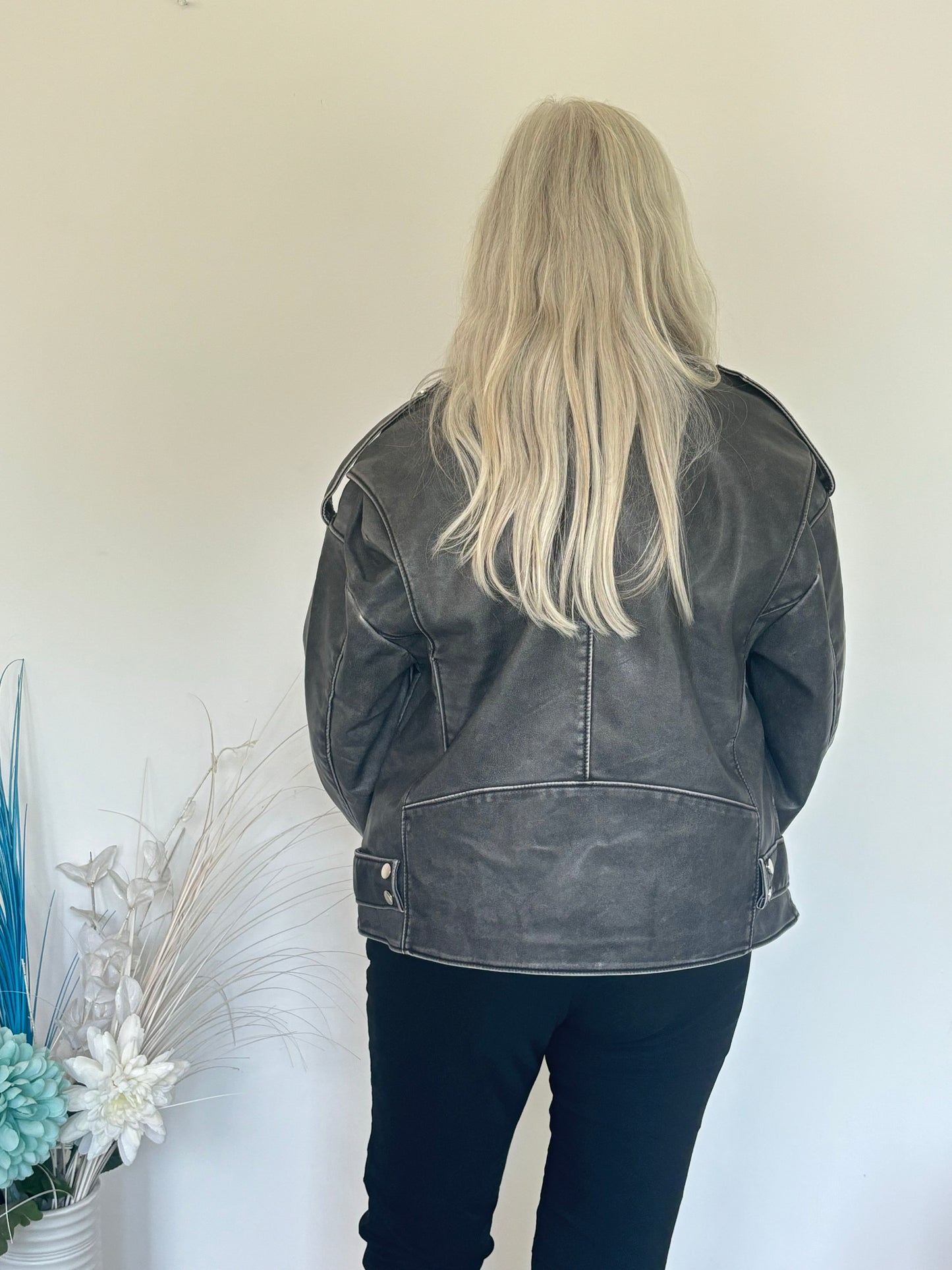 Grey PVC Jacket