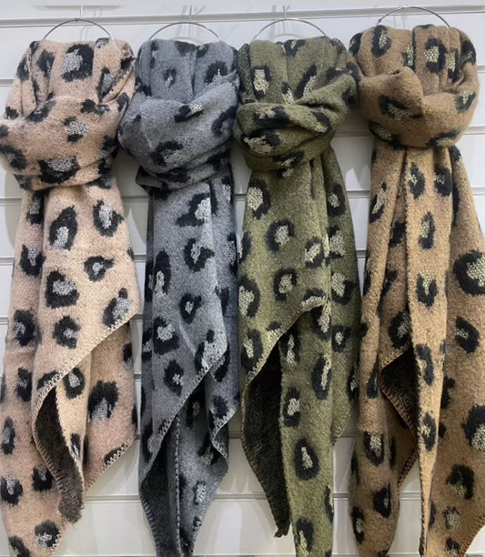 Animal Print Scarf