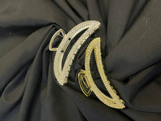 Diamanté encrusted claw clips